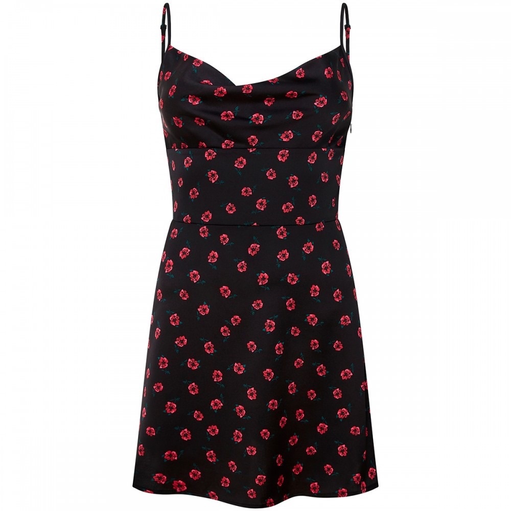 NWOT Real Silk Floral Slip Dress